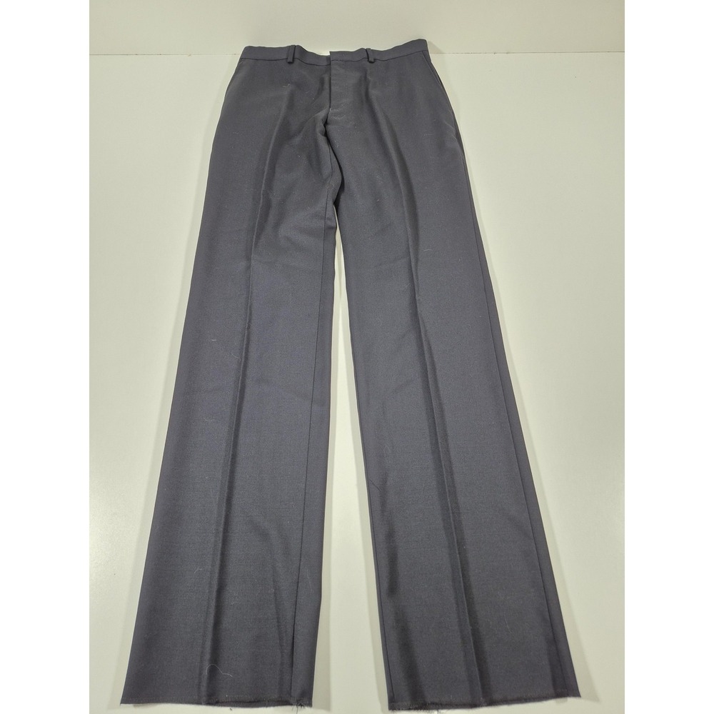 Donald J. Trump Suit Pants Mens 32x36 Blue Wool Dress Formal Unhemmed NWT